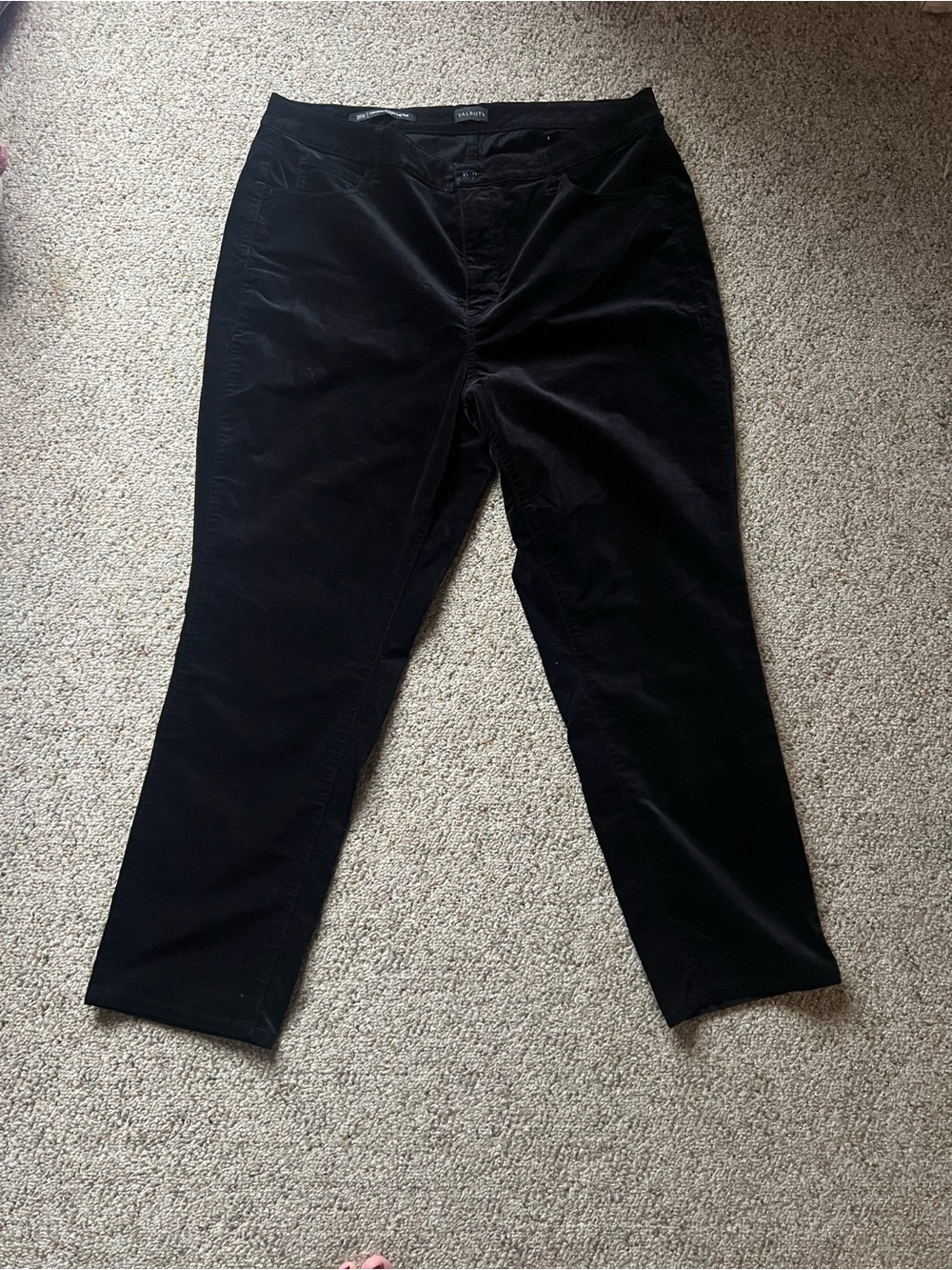 Talbots Black Straight-Leg Women's Pants